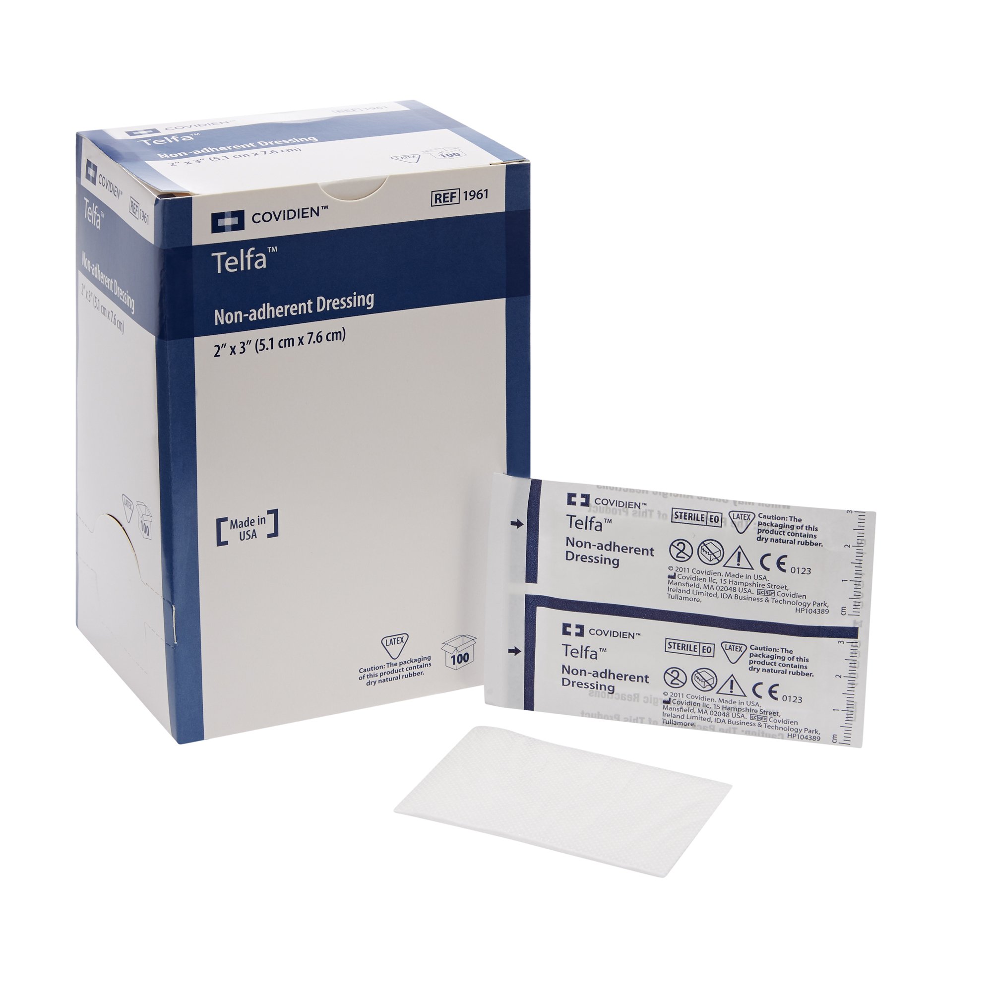Non-Adherent Dressing Telfa™ Ouchless 2x3 in Sterile 1 per Pack