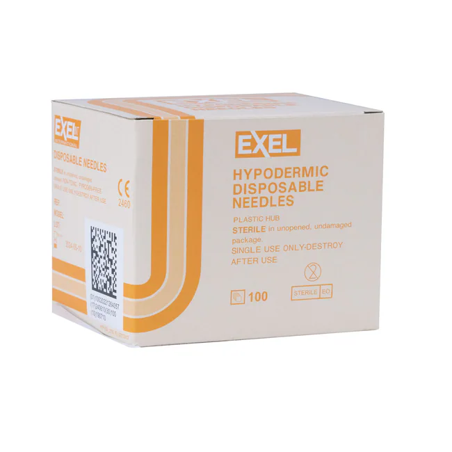 Hypodermic Needle 25 X 1 1/2 100/BX Exel Corporation
