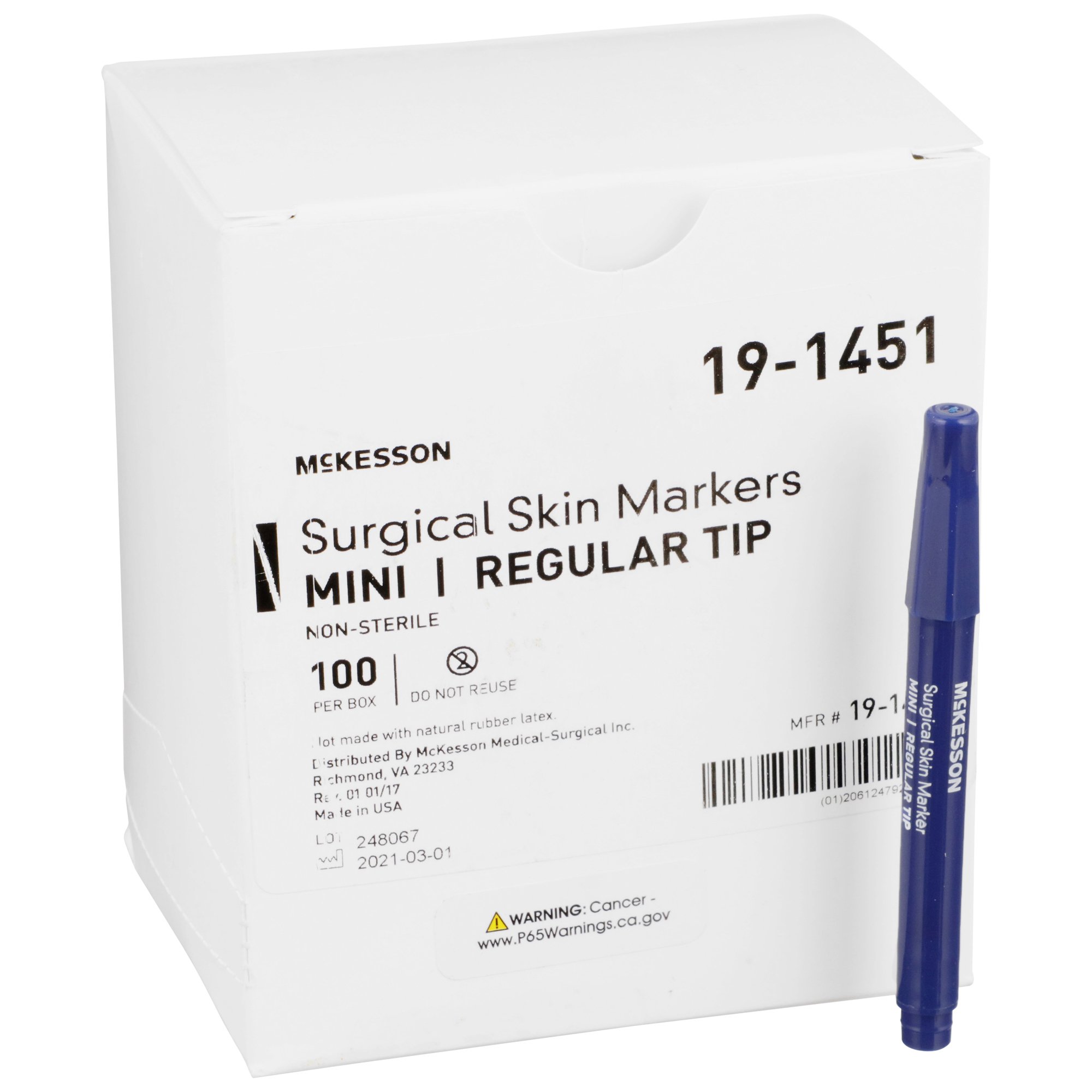 MARKER, SKIN MINI N/S (100/BX) Mckesson Medical and Surgical Inc