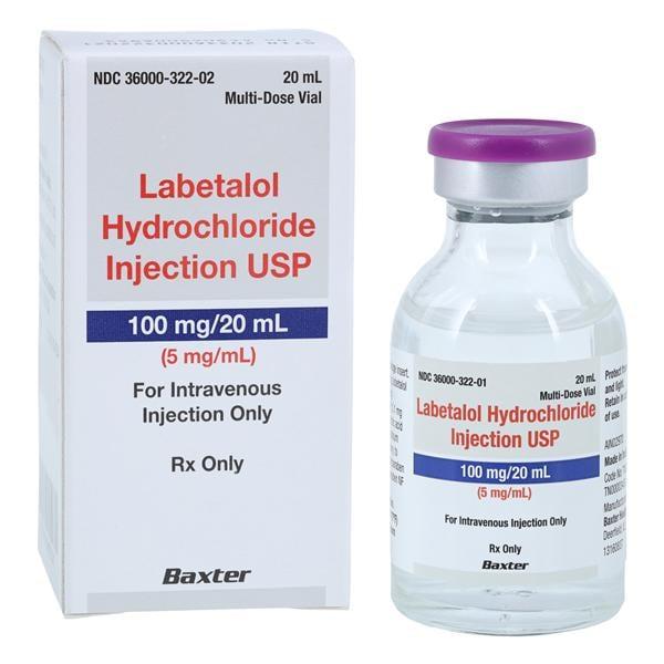 Labetalol HCl Injection 5mg/mL MDV 20mL Each Fosun Pharma USA Inc