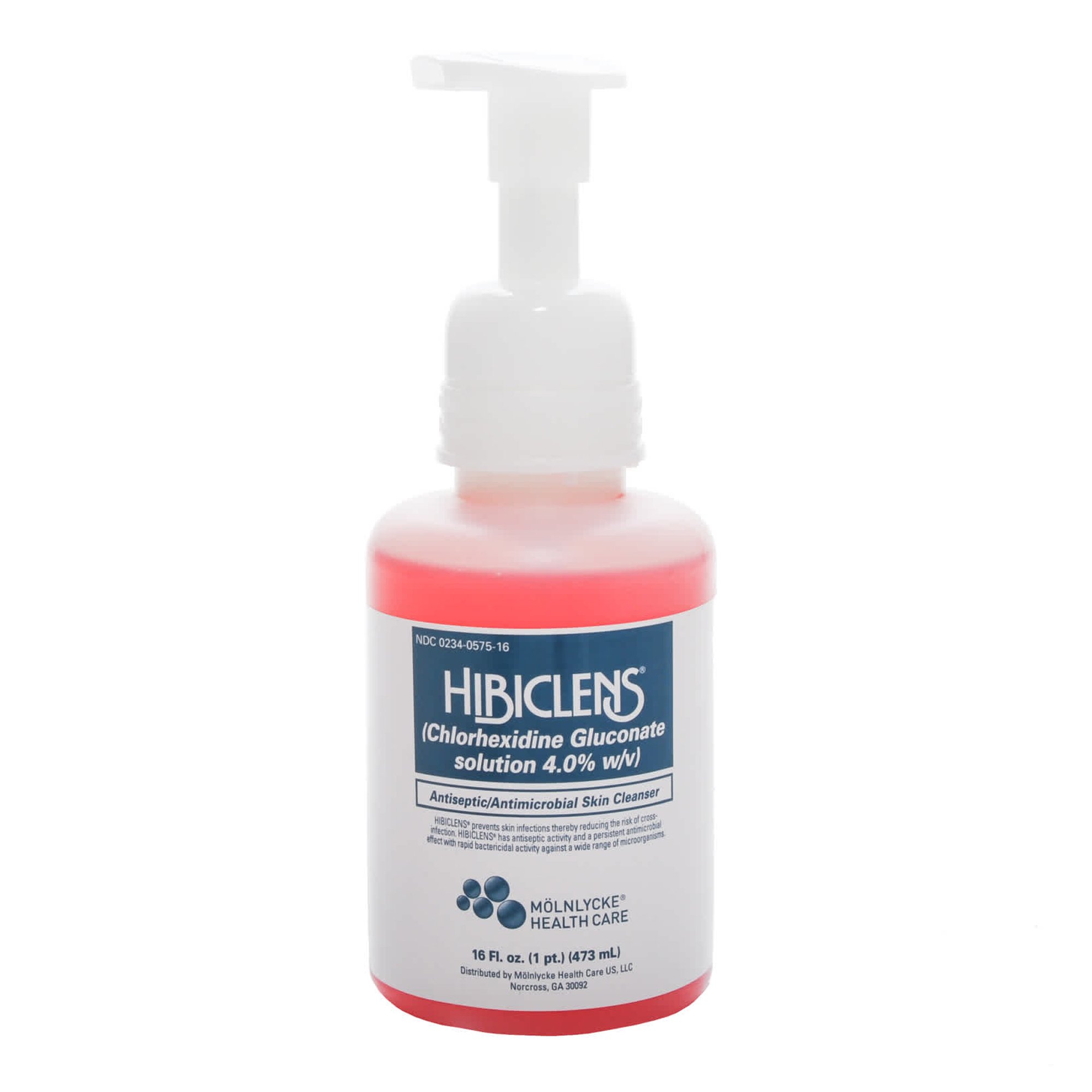 Antiseptic / Antimicrobial Skin Cleanser Hibiclens® 16 oz. Pump Bottle 4% Strength CHG...