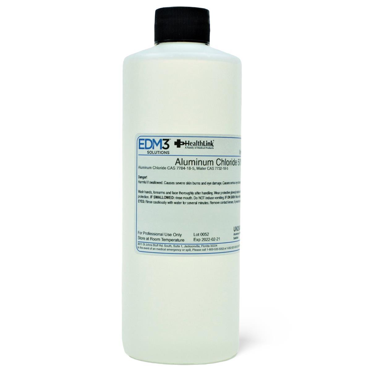 Aluminum Chloride Reagent 40%/ 70% 16oz in 70% Ethanol Each EDM3, LLC