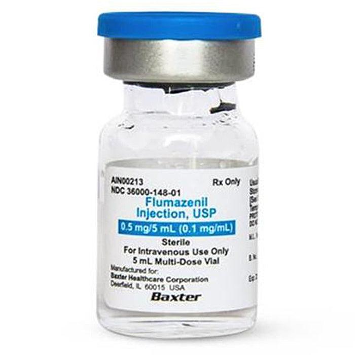 Flumazenil Injection 0.1mg/mL MDV 5mL Each Baxter Healthcare
