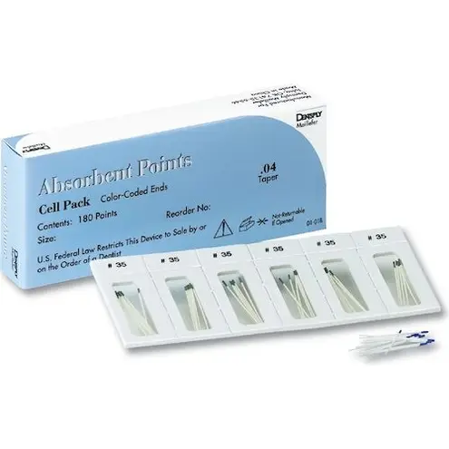 Absorbent Points Size 25 0.04 Red 180/Bx