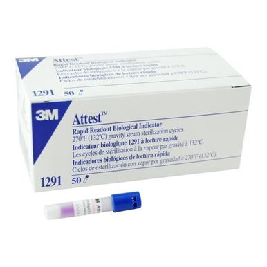 3M™ Attest Biological Indicator Steam Ampule 1 Hour 50/Box 3M Medical Products