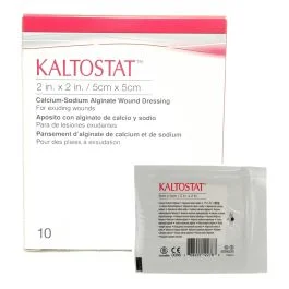 Kaltostat Calcium Alginate Rope Dressing Ster Non-Adhesive Absorbent Not Natural Rubber Latex 168117
