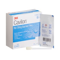 Skin Barrier 3M™ Cavilon™ No Sting 26 to 62% Strength Hexamethyldisiloxane / Isooctane / Acrylate
