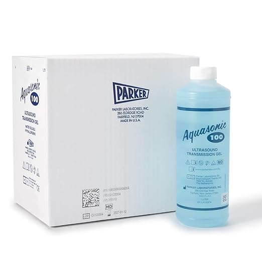 Aquasonic Ultrasound Gel Blue 1 Liter Bottle 01-34 (1 Each) Parker Labs 0039A