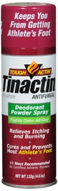 Antifungal Tinactin® 1% Strength Spray 4.6 oz. Can