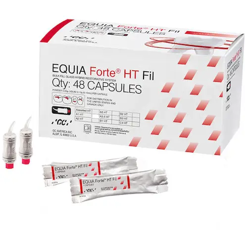 Equia Forte HT Glass Ionomer Capsule A1 Refill 48/Pk