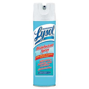 DISINFECTING SPRAY 19 OZ CRISP LINEN LYSOL 12/CS Bunzl Distribution Midcentral Inc
