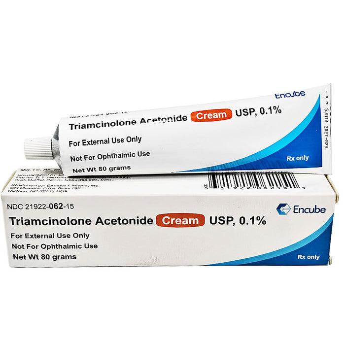 Triamcinolone Acetonide Topical Cream 0.1% Tube 80gm Each Encube Ethicals Inc