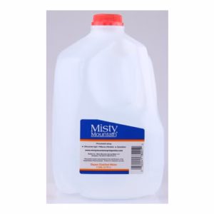 Distilled Water Misty Mountain® Plastic Container 1 gal. WATER, DISTILLED GL (3GL/CS) Misty Mountain