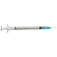 Syringe Luer Slip TUBERCULINE 1cc 25Gx5/8 LD 100BX Allison Medical