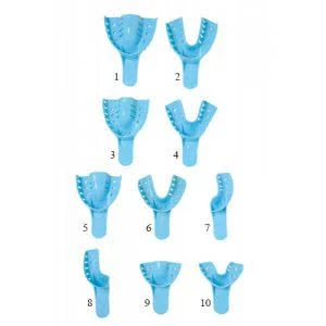 Defend® Disposable Impression Trays – Perforated #4 Medium Lower 12/Pk