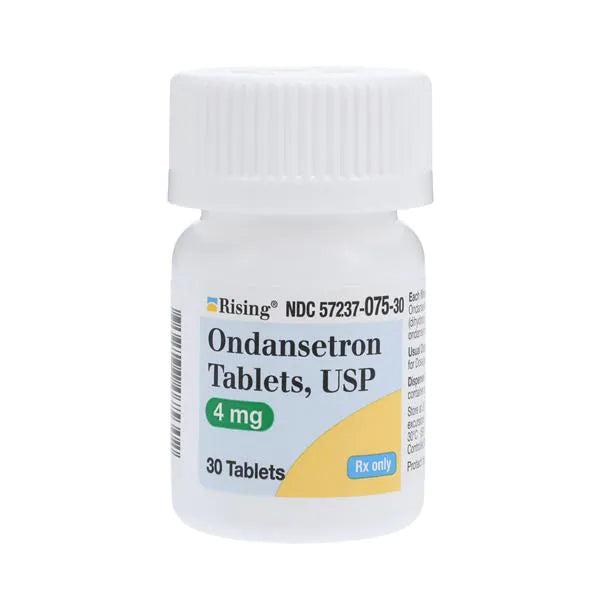 Ondansetron Tablets 4mg Bottle 30/Bottle Rising Pharmaceuticals