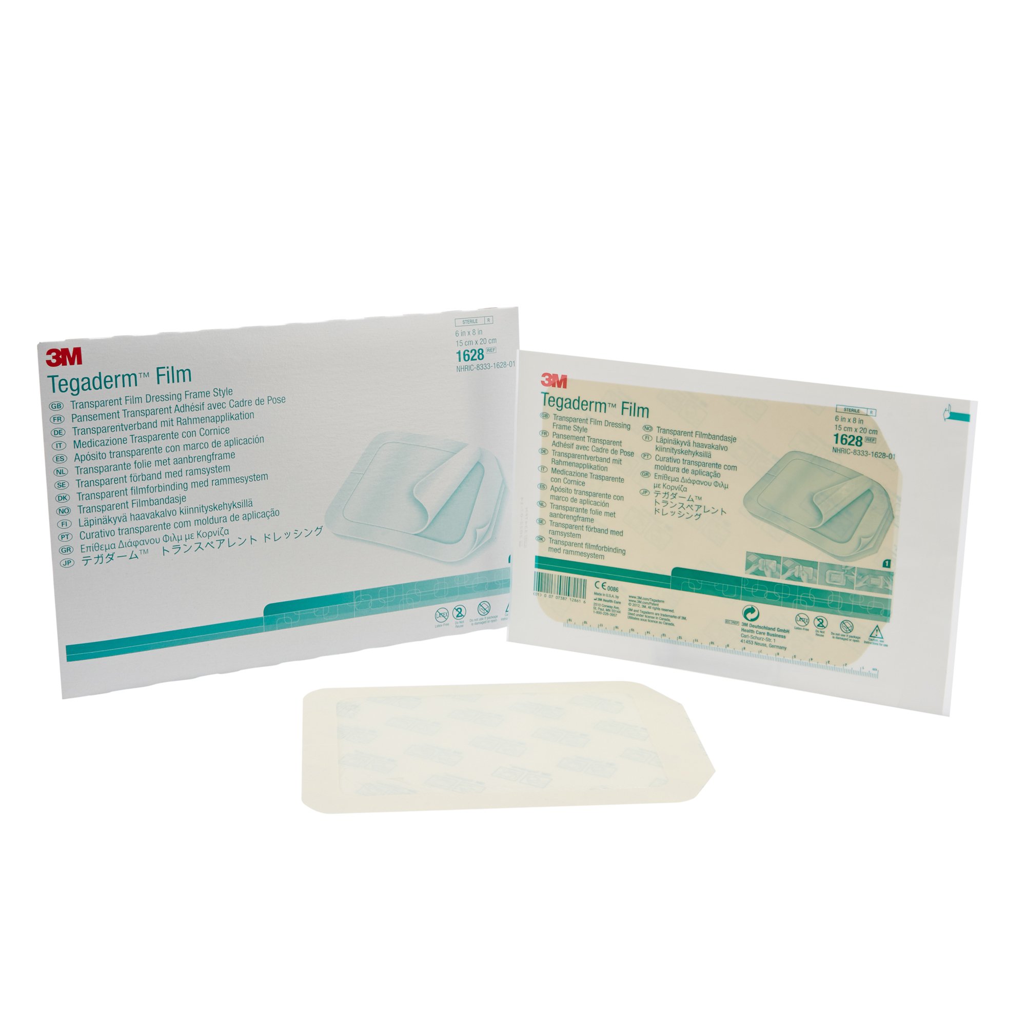 Transparent Film Dressing 3M™ Tegaderm™ 6x8 in Frame Style Delivery Rectangle Sterile