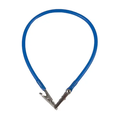 Super Bib Clip Blue Silicone Ea