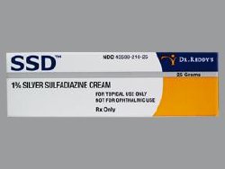 SSD™ Silver Sulfadiazine 1% Topical Cream 25 Gram
