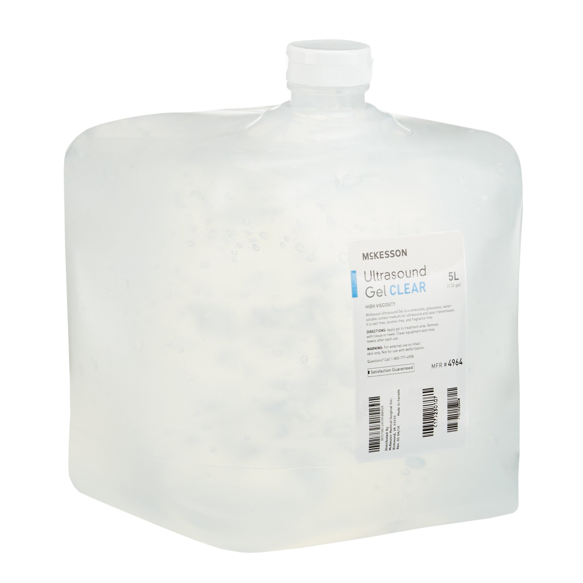 ULTRASOUND GEL CLR 5L (4/CS)