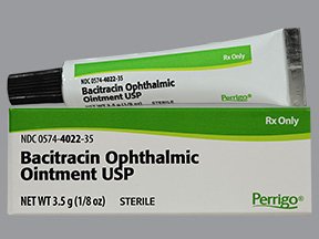 Bacitracin 500 Unit / Gram Ophthalmic Ointment 3.5 Gram