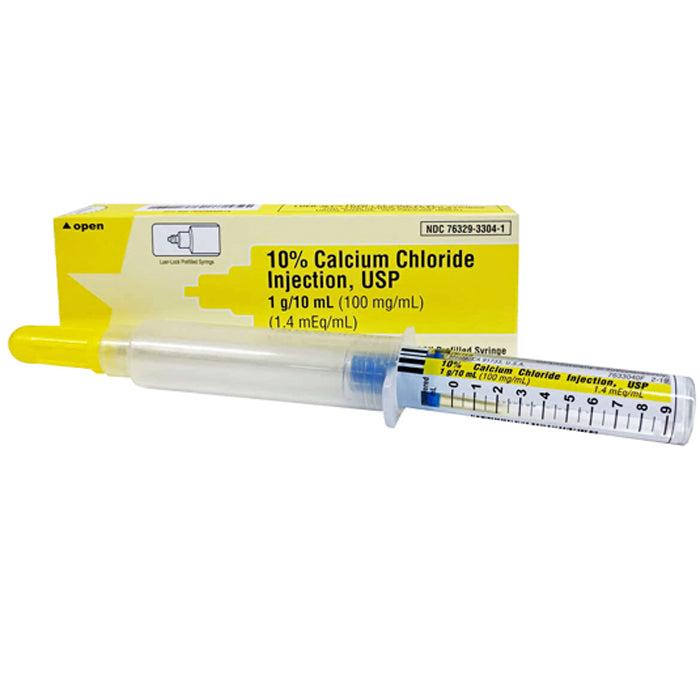 Calcium Chloride Injection 10% Prefilled Syringe 10mL Each Pfizer Injectables