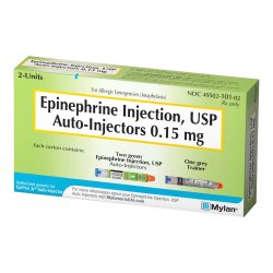 Epinephrine 0.15 mg 1-2000 Injection 0.3 mL