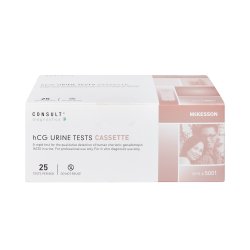 Reproductive Health Test Kit McKesson Consult™ hCG Pregnancy Test 25 Tests CLIA Waived