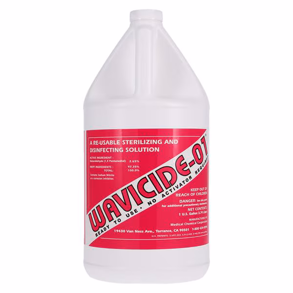Wavicide 2.65% Glutaraldehyde 1 Gallon EA Medical Chemical Corp.