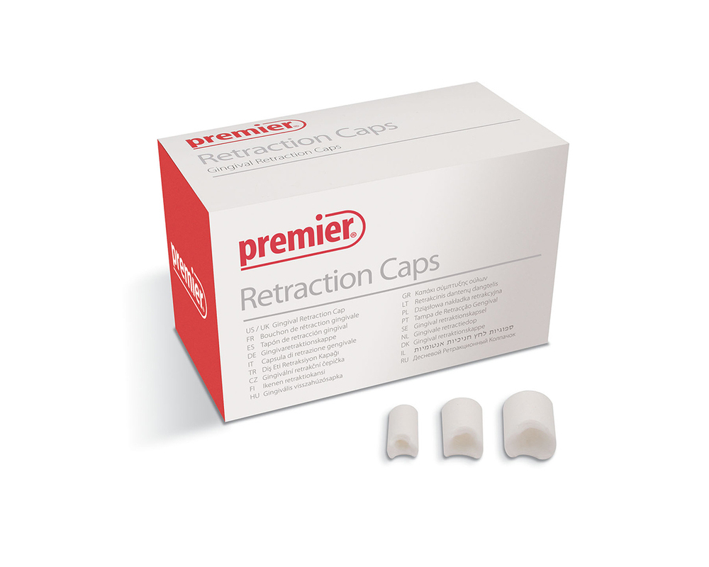 Premier Retraction Caps Cotton Size 5 Large Refill 60/Pk