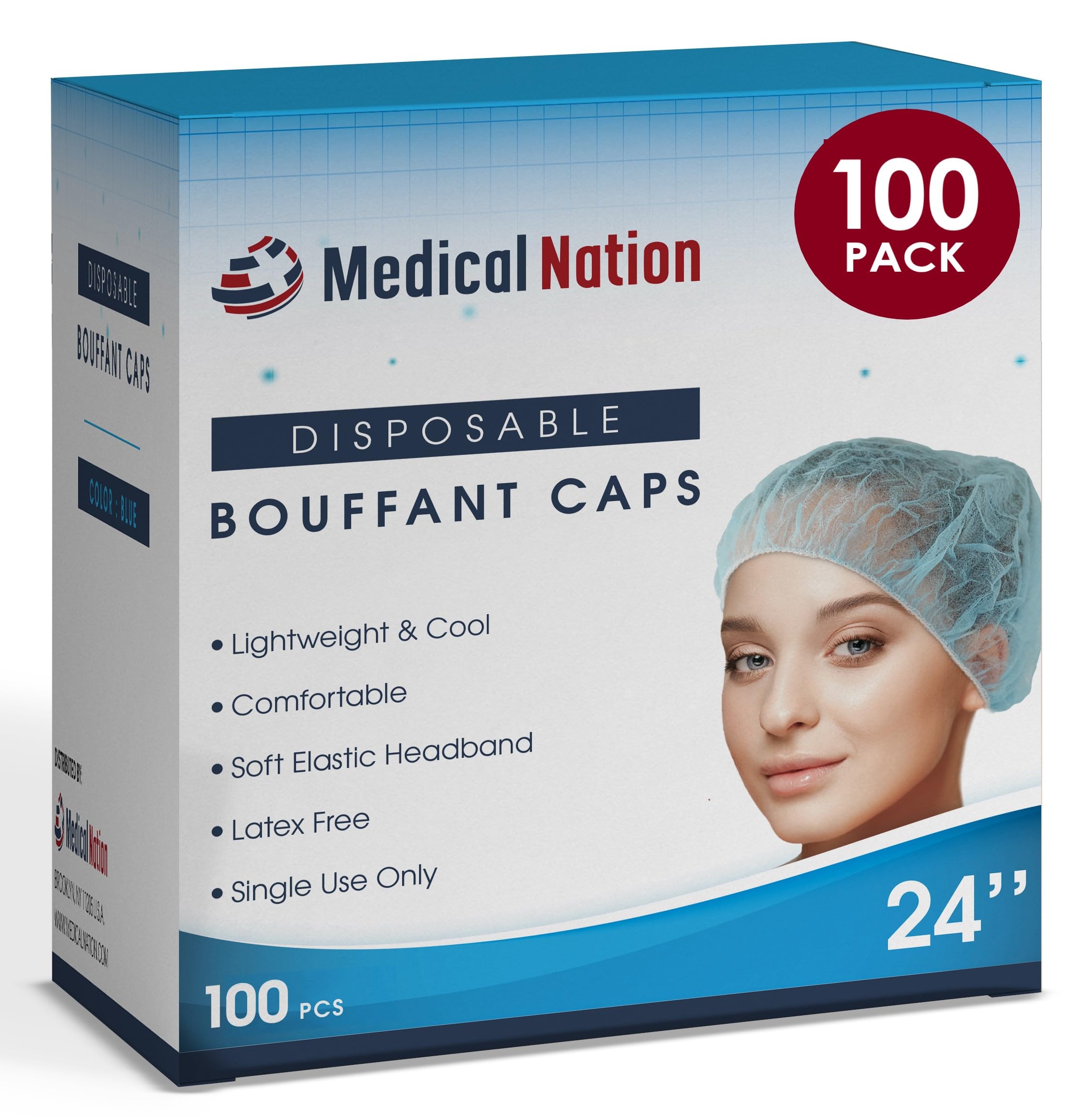 CAP, BOUFFANT ONE SIZE FITS MOST (10/PK 200PK/CS) PRODUCT SOURCE G PSGHC100