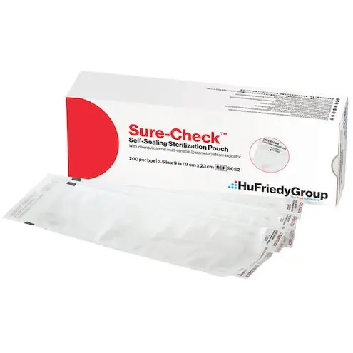 Sure-Check Sterilization Pouch 3.5 in x 9 in 200/Bx