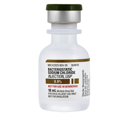 Bacteriostatic 0.9% Sodium Chloride Inject 25x10ML FRESENIUS KABI
