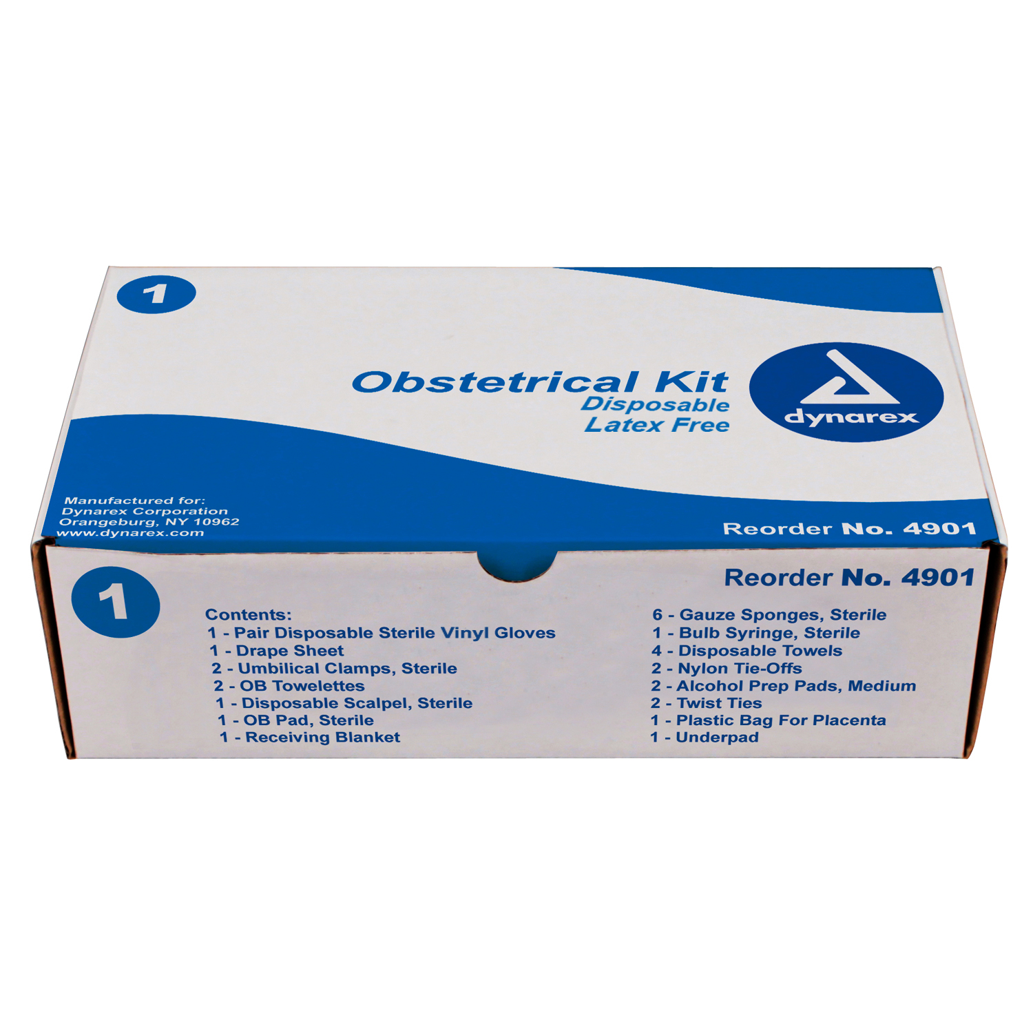 Obstetrical Kit Boxed - Dynarex Corporation 4901