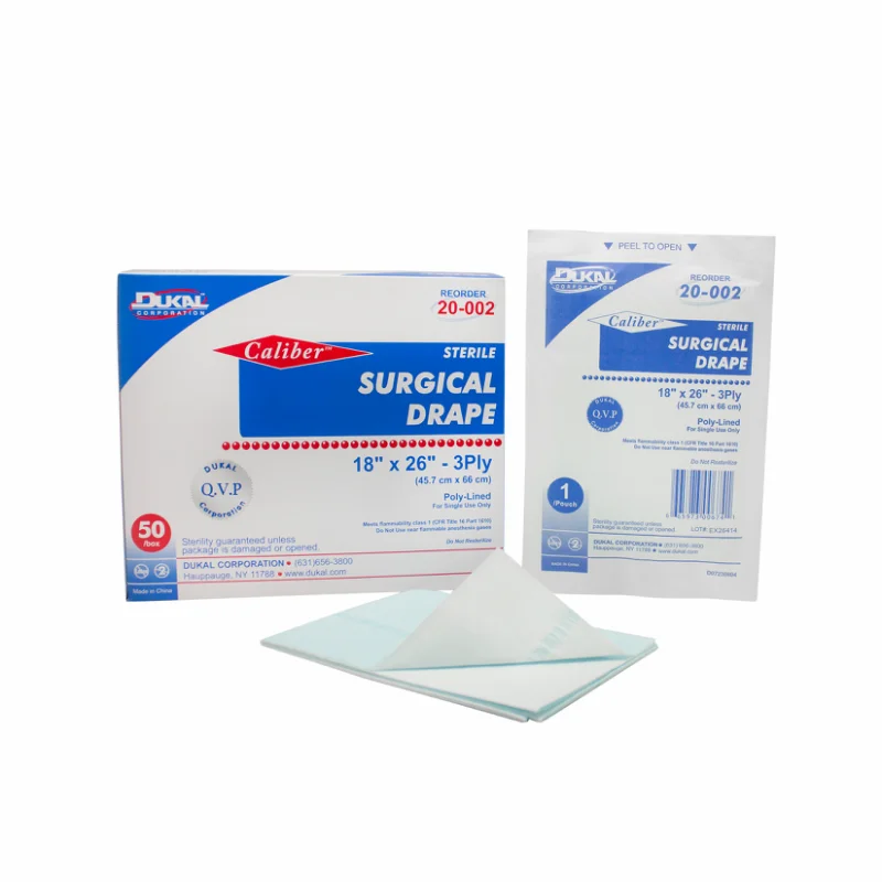 Drape Sheets Non Fenestrated 18x26 1/PK 50PK Dukal Corporation 20-002