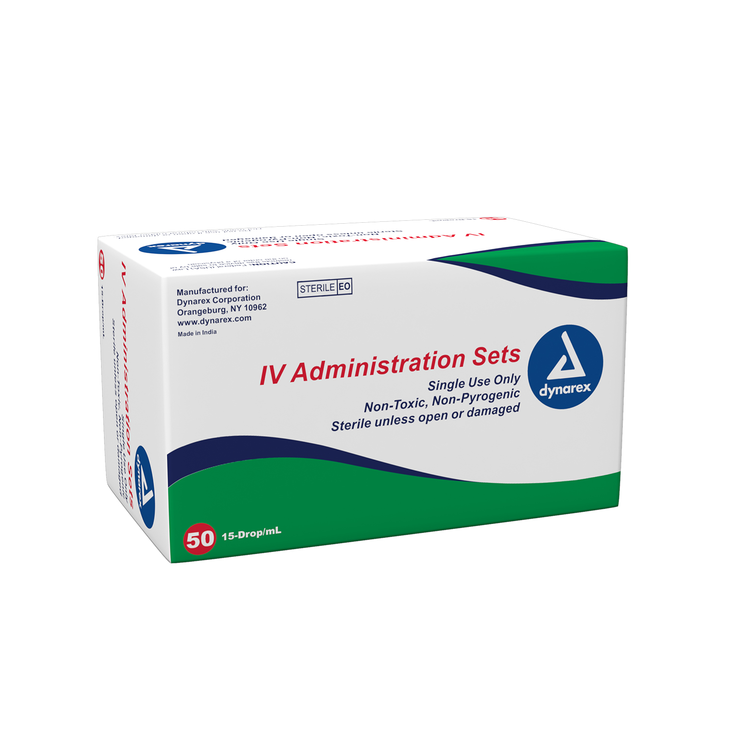 IV Administration set - 15 drop 73 1 Inj Site 50BX Dynarex Corporation