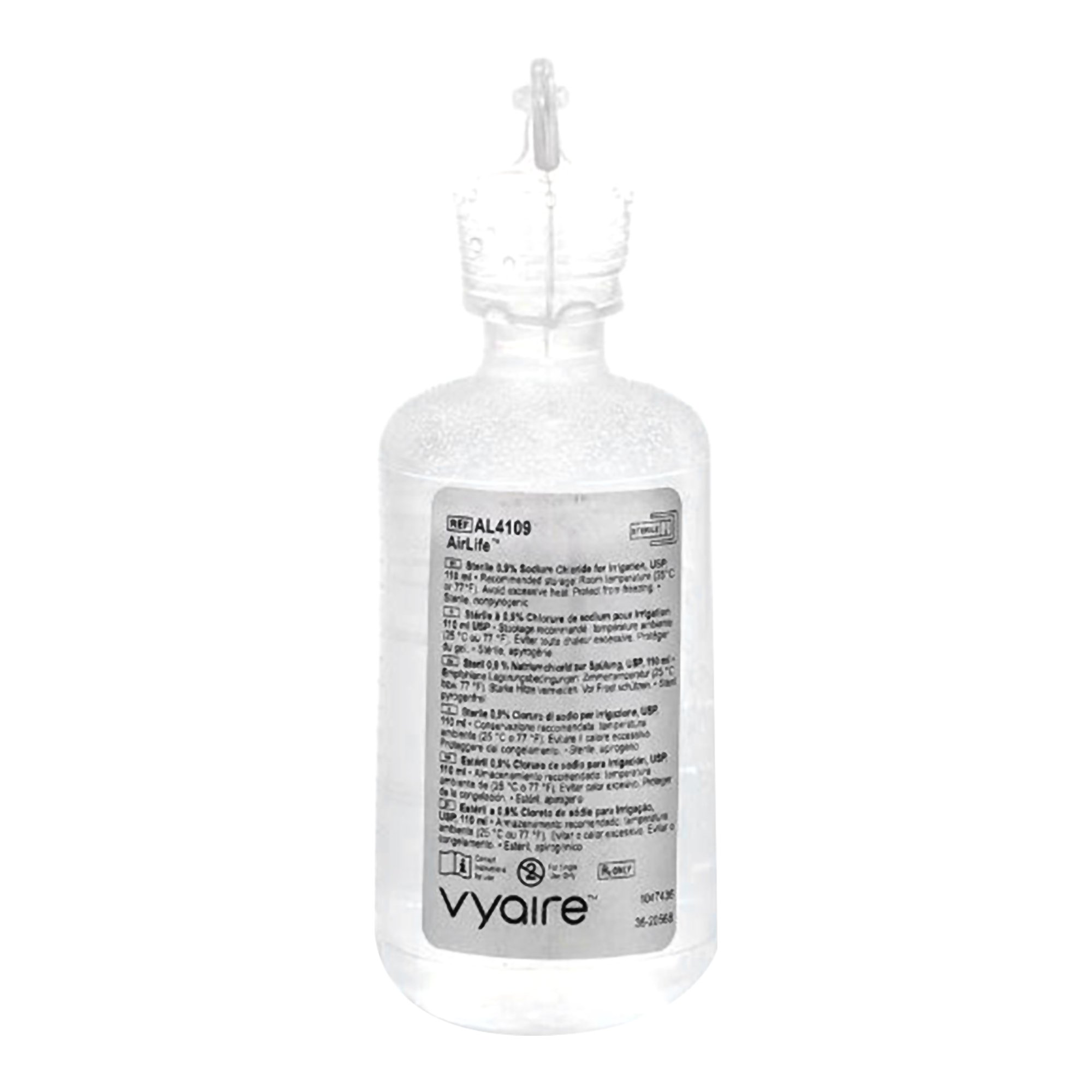 Saline Sterile Water Irrigation .9% 110ML BL 25/CS AirLife