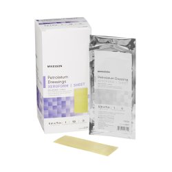 Xeroform Petrolatum Impregnated Dressing McKesson Rectangle 5x9 in Sterile