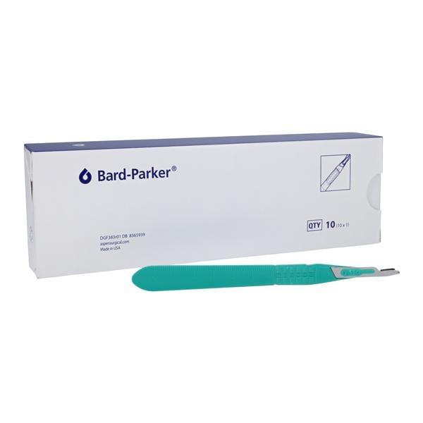 Bard-Parker Disposable Surgical Scalpel #10 Stainless Steel Blade Sterile, 10 BX/CA