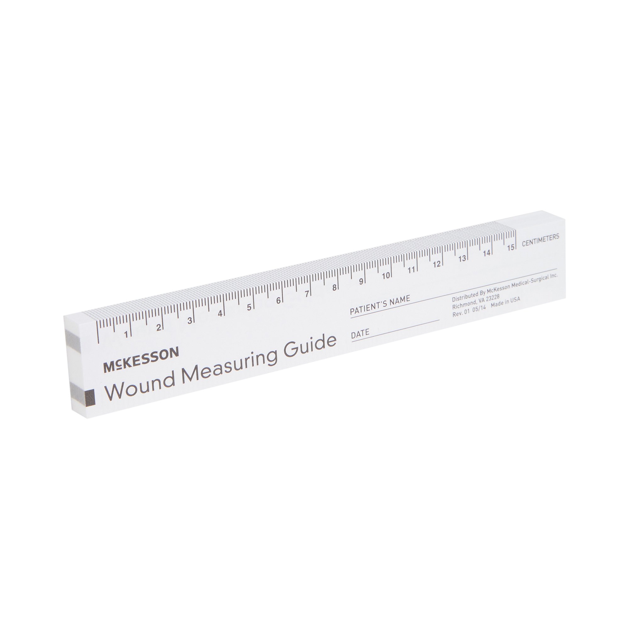 Wound Measuring Ruler Paper 6inch 50/PD Mckesson Medical and Surgical Inc