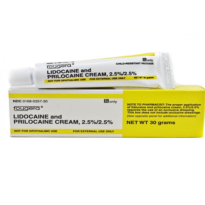 Lidocaine Prilocaine Topical Cream 2.5%/2.5% Tube 30gm Each
