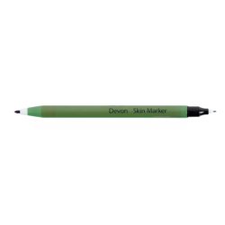 Skin Marker Devon™ Gentian Violet / Gentian Violet Ink Full Size Dual Tip, Thick / Extra Fine