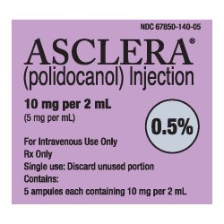ASCLERA® Polidocanol 5 mg / mL Injection 2 mL