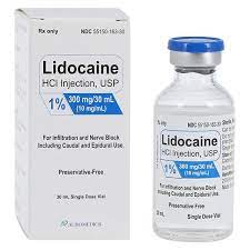 Lidocaine 1% HCL Injection USP SDV 300mg 30ml 1PK Eugia US LLC