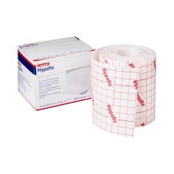 Dressing Retention Tape with Liner Hypafix® White 4 in X 10 Yard Nonwoven Polyester NonSterile