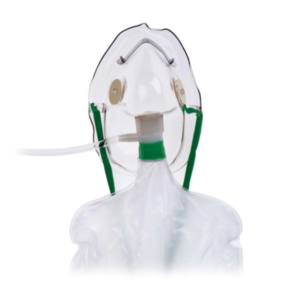 NRB Mask, Full Nonrebreothing Oxygen Mask, Adult MedSource 25060