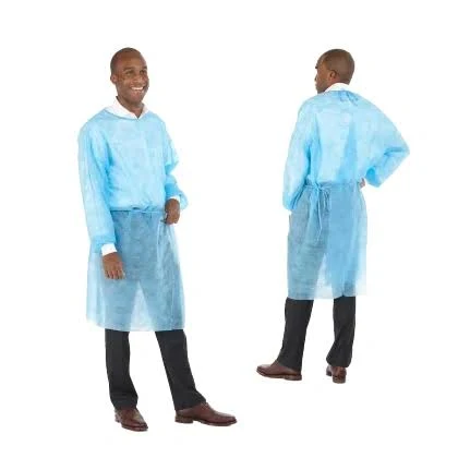 SafeWear™ Form-Fit Isolation Gown Regular Blue 12/Bg