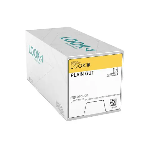 Surgical Suture Plain Gut 4-0 27" C-6 12/Bx