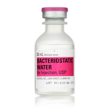 Water Bacteriostatic Injection No Mercury FTV MDV 30mL 25/Package Pfizer Injectables