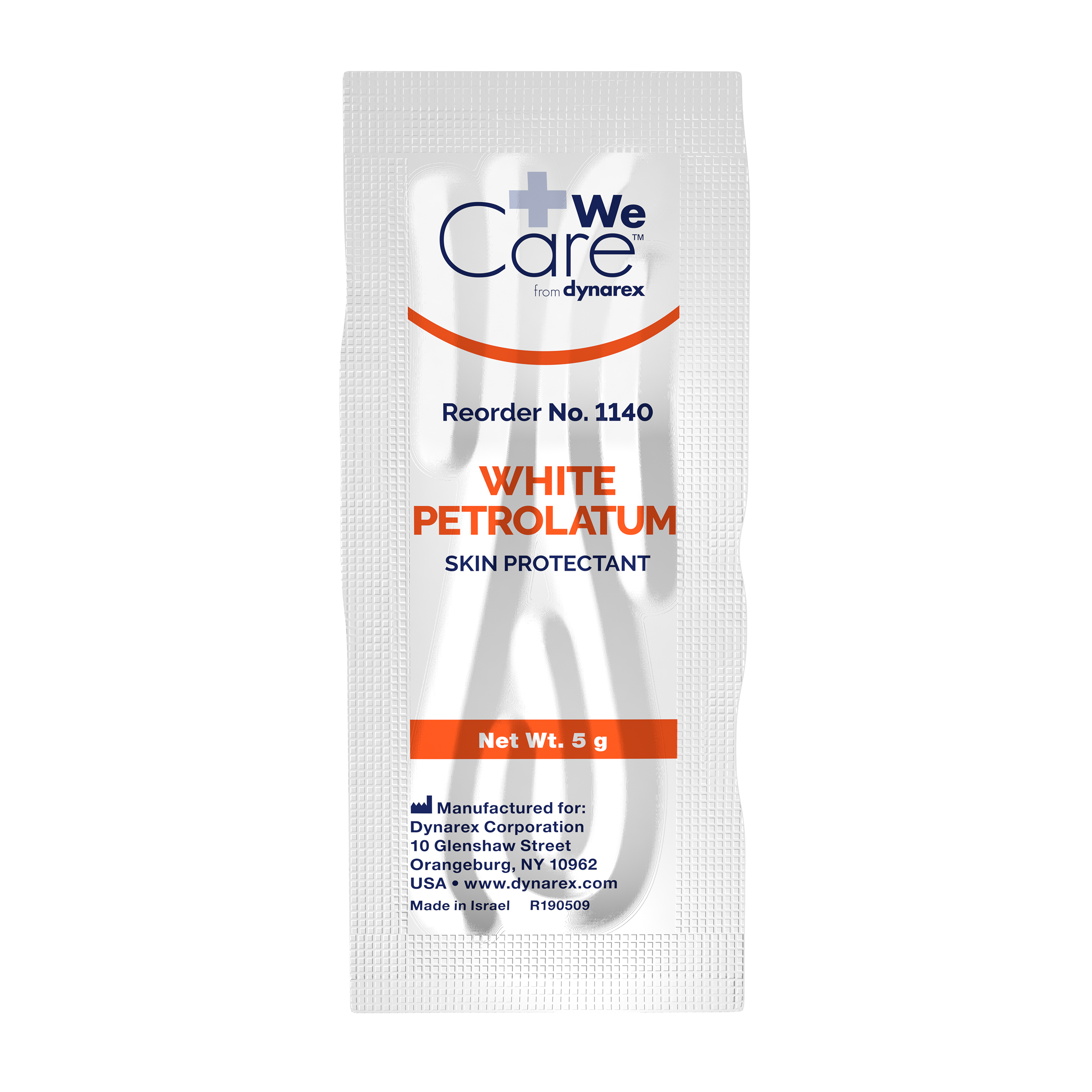 White Petrolatum 5g foil packs 144 Ct Dynarex Corporation